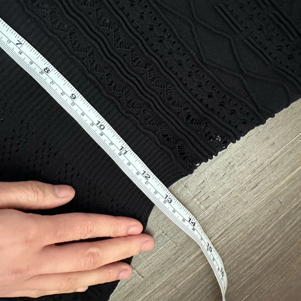 Alexis Black Textured Knit Mermaid Hem Dress - Picture 4 of 7